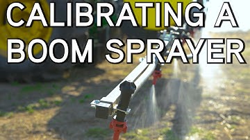 How To Calibrating a Boom Sprayer