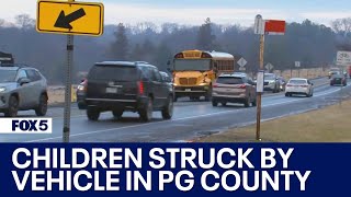 Multiple pedestrians, including children, struck by vehicle in Prince George's County: officials