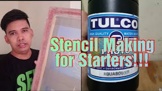 Silkscreen printing:\/Stencil Making: Paano nga ba?