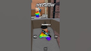 beating a FULL SERVER of TEAMERS in MM2 || #mm2 #murdermystery2 #roblox #robloxedit