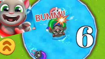 MY TALKING TOM FRIENDS POOL MINIGAME - GAMEPLAY WALKTROUGH PART 6 (BY OUTFIT7 LIMITED)