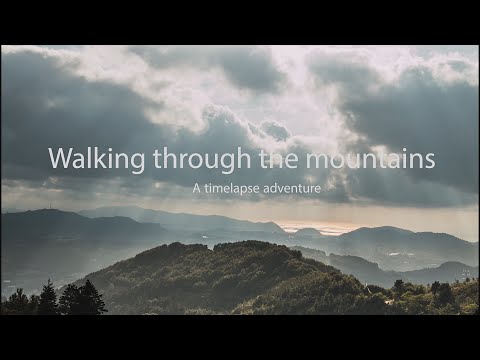 Walking through the Mountains: A Time-Lapse Adventure