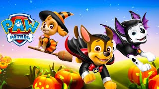 PAW Patrol Rescue World - All Decorations Unlocked! Jack O'-Lanterns, Paper Ghost and Ballons