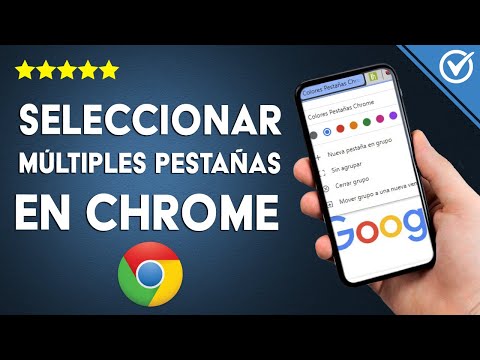 ¿Cómo seleccionar múltiples pestañas en GOOGLE CHROME para moverlas?