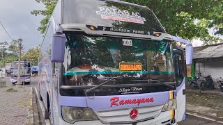 pertama kali naik bus mesin hino ramayana jogja semarang🚌