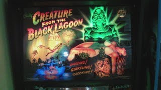 Creature From The Black Lagoon pinball machine by Bally - fully refurbished and superb Cabinet!