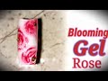 Diy Blooming Gel Rose Nail Art ideas💅/ Bloosam Gel Art✨/ Floral Rose with Bloom Gel