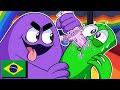 GREEN PROVOU O GRIMACE SHAKE?! (DUBLADO PT-BR) – Rainbow Friends 2 Animação