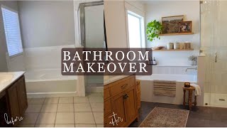 MAIN BATHROOM MAKEOVER REVEAL | DIY Bathroom Renovation