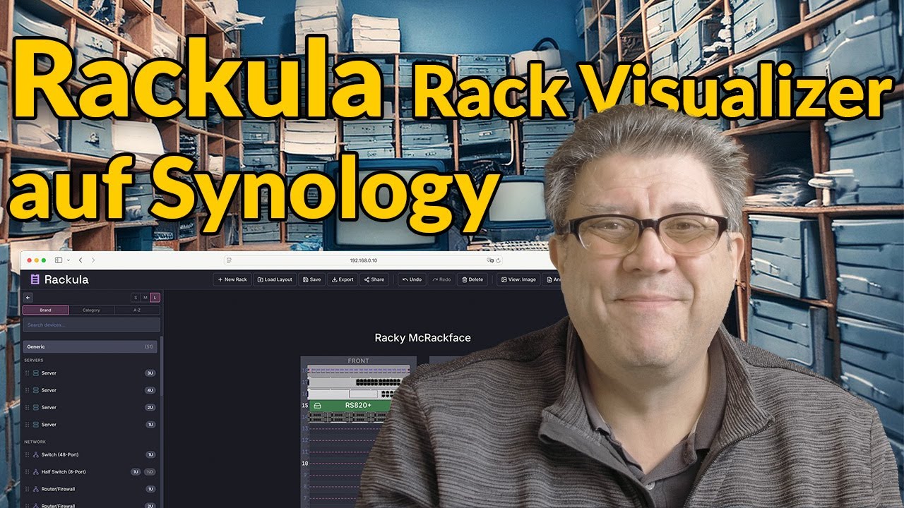 Rackula - Rack-Layout auf Docker/Synology