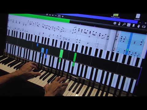 シンセシアの練習モードでのピアノ練習　メリクリ　BOA楽譜の読めない初心者　Synthesia