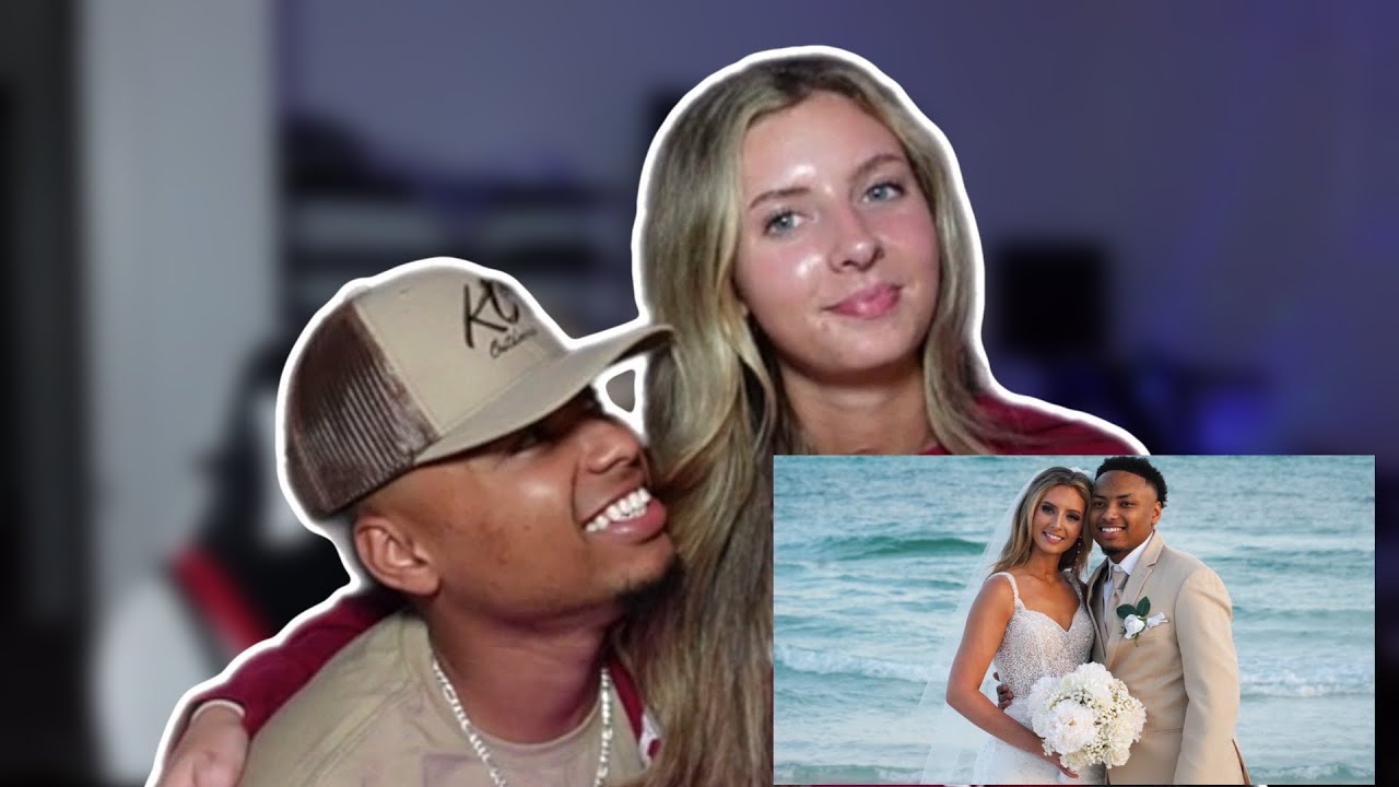 REACTING TO OUR WEDDING VIDEO