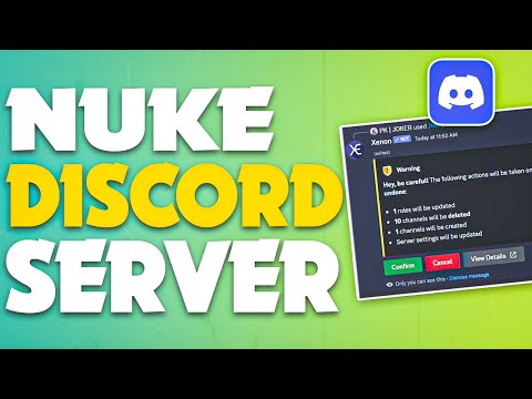 How to Nuke Discord Server Without Admin 2023 | TECH ON |