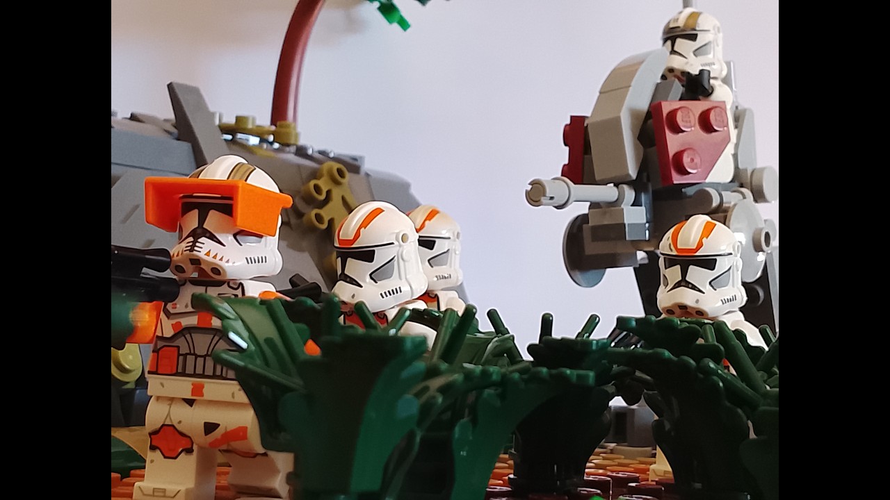 MOC avec le 212ème bataillon en LEGO