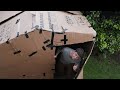 Building a Cardboard House (and then sleeping in it)