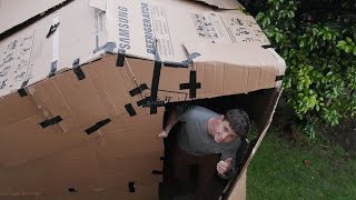 I Built a Cardboard House (and then slept in it)