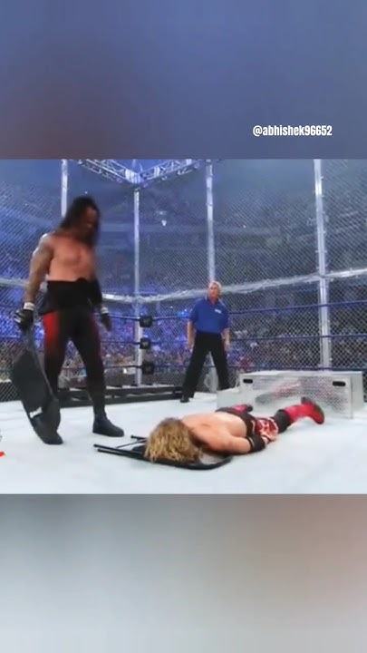 Undertaker Vs Edge Hell In A Cell Undertaker vs Edge Hell in a Cell Match Summer Slam 2008 #wwe #shorts