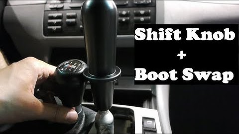 E46 M3 - Bimmerworld Jaffster V2 Shift Knob + Boot Swap