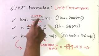 Edexcel M1 | Chapter 2 (part 2) | Constant Acceleration | SUVAT (with worked examples)