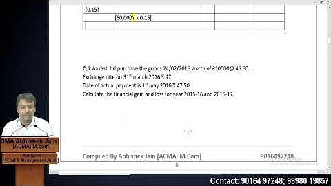 Lecture:2 Foreign Currency Transactions [Unit-3]