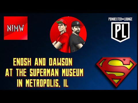 Enosh & Dawson's Superman Museum Trip : Dedicating The Zack Snyder Brick