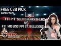 College Basketball Pick - Pittsburgh vs Mississippi State Prediction, 3/14/2023 Expert Best Bets