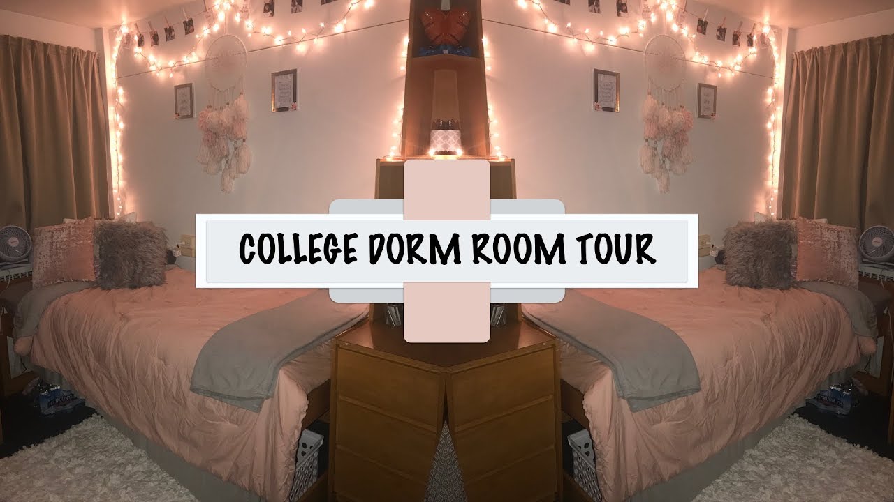 COLLEGE DORM ROOM TOUR// Kent State University - YouTube