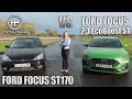 Ford Focus ST170 vs Ford Focus 2.3 EcoBoost ST - Shootout OLD VS NEW | Fifth Gear