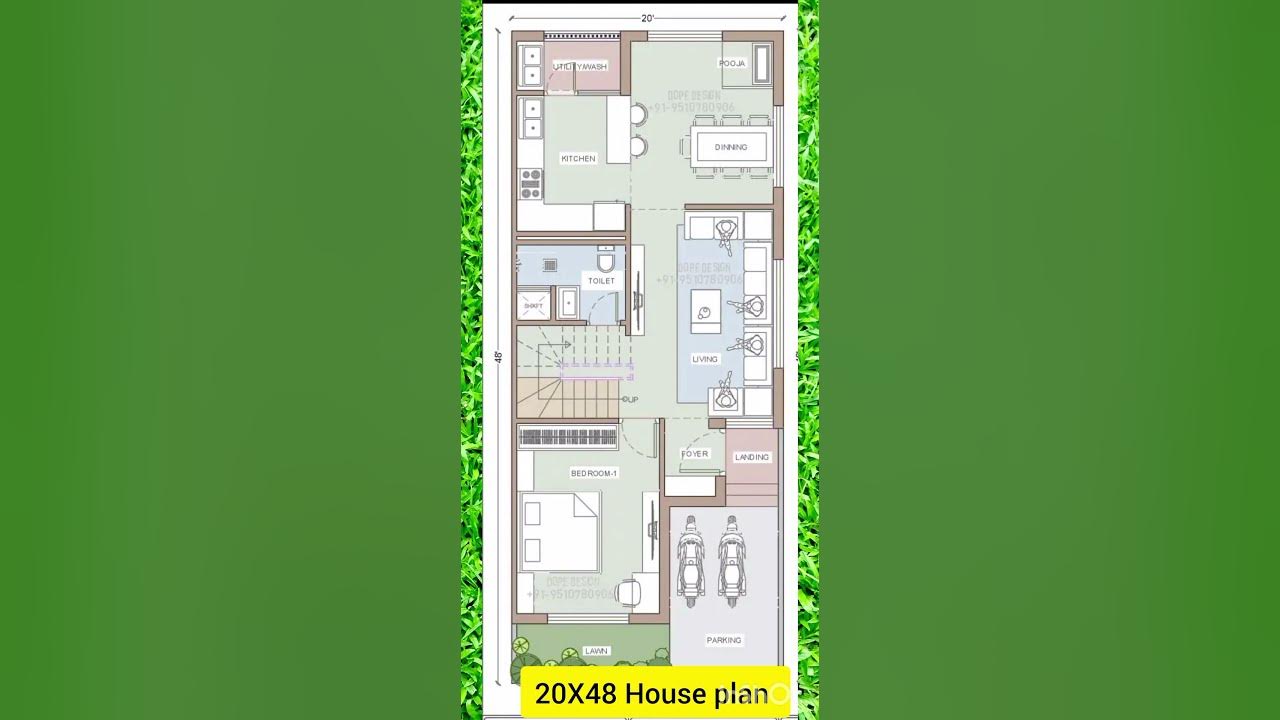 20x48-ground-floor-plan-housedesign-houseplan-home-homedesign