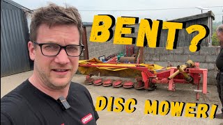 Is this Tractor Disc Mower Bent? How Bad is it? Can we Salvage it?