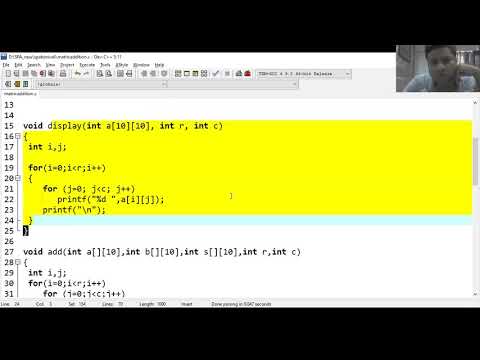 PROGRAM MATRIX ADDITION