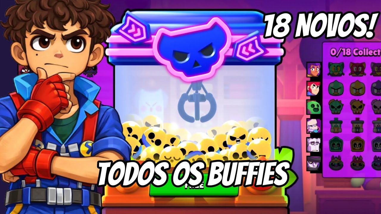 Todos os 18 buffies da Nova atualização do Brawl Stars! #Brawl #Brawlstars #supercell 