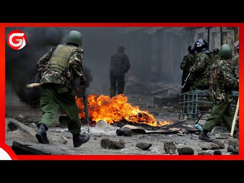 Live MAANDAMANO KENYA VURUGU ZAZUKA MTAANI POLISI WARUSHA MABOMU Ya MACHOZI