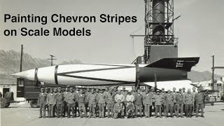 Painting Chevron Stripes on Historical Rocket Models