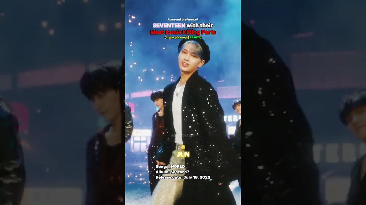 SEVENTEEN WITH THEIR MOST ICONIC KILLING PARTS 