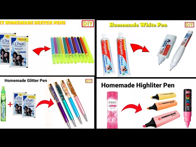 Diy White Pen/Homemade Diy White Pen/How to make white Pen at home