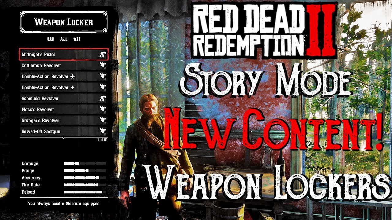 New STORY content! | Weapon Locker - all | RDR2 Summer Update 2020 | Story DLC YouTube