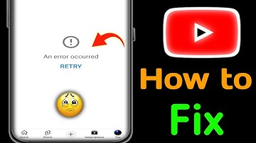 How To Fix youtube an Error Occurred Tap to Retry Problem!! Fix100%
