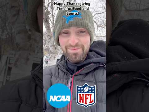 HAPPY THANKSGIVING! TIME FOR FOOD AND SPORTS! #sports #nfl #football #basketball #ncaabb #ncaaf