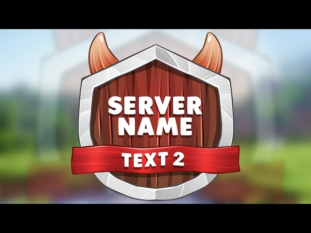 Luxury - Minecraft Server Logo Template – Woodpunch's Graphics Shop