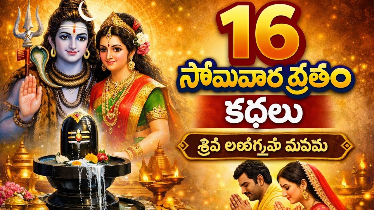 16 Somavara Vratham Kathalu | Shiva Anugraham Pondadaniki Ee Kathalu Vinandi