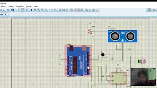 tutorial obstacle arduino with proteus
