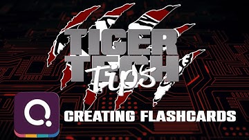 Tiger Tech Tips: Quizizz - Creating Flashcards