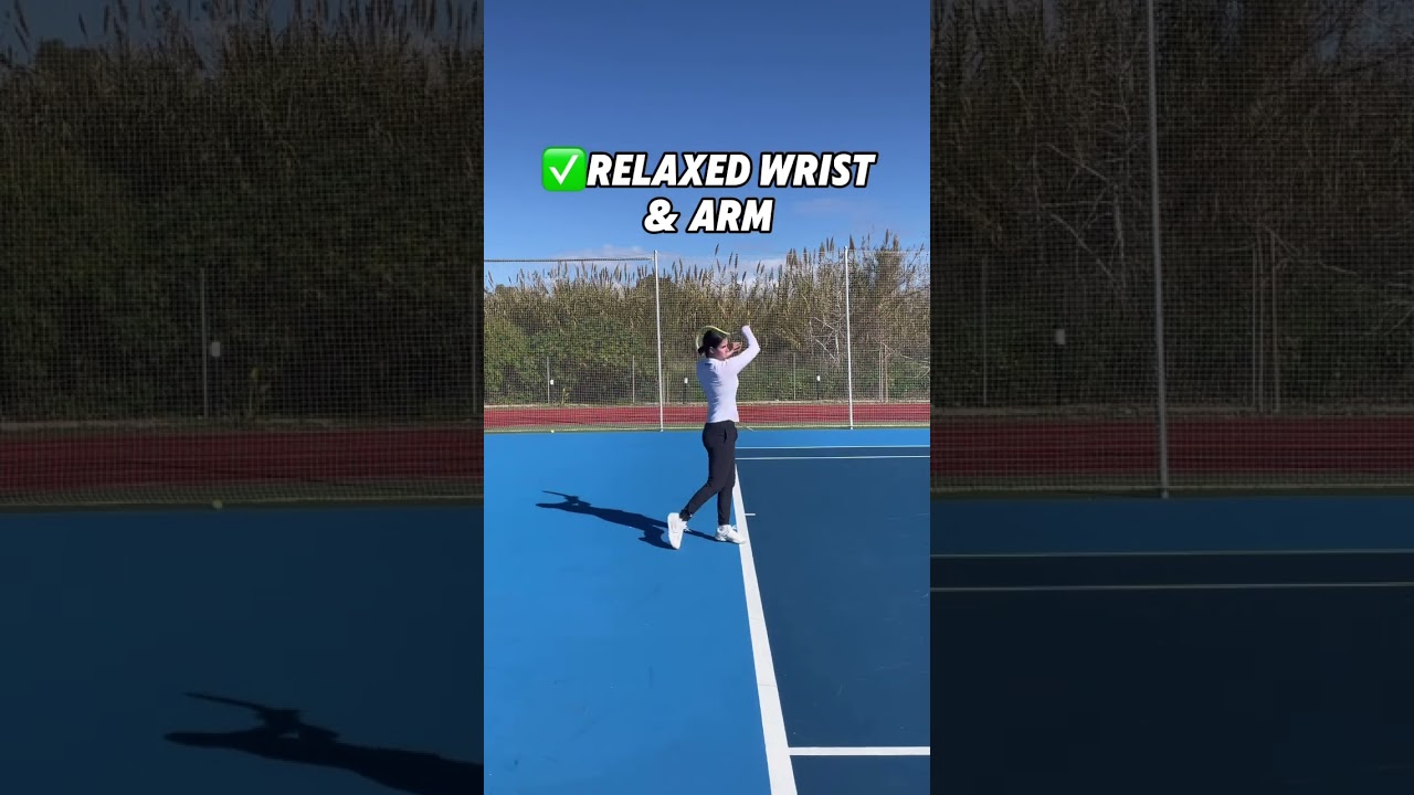 Stop forcing the wrist lag! 🎾 