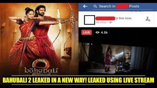 SS Rajamouli's Bahubali 2-  telecasted in Facebook live stream for 1 hour |