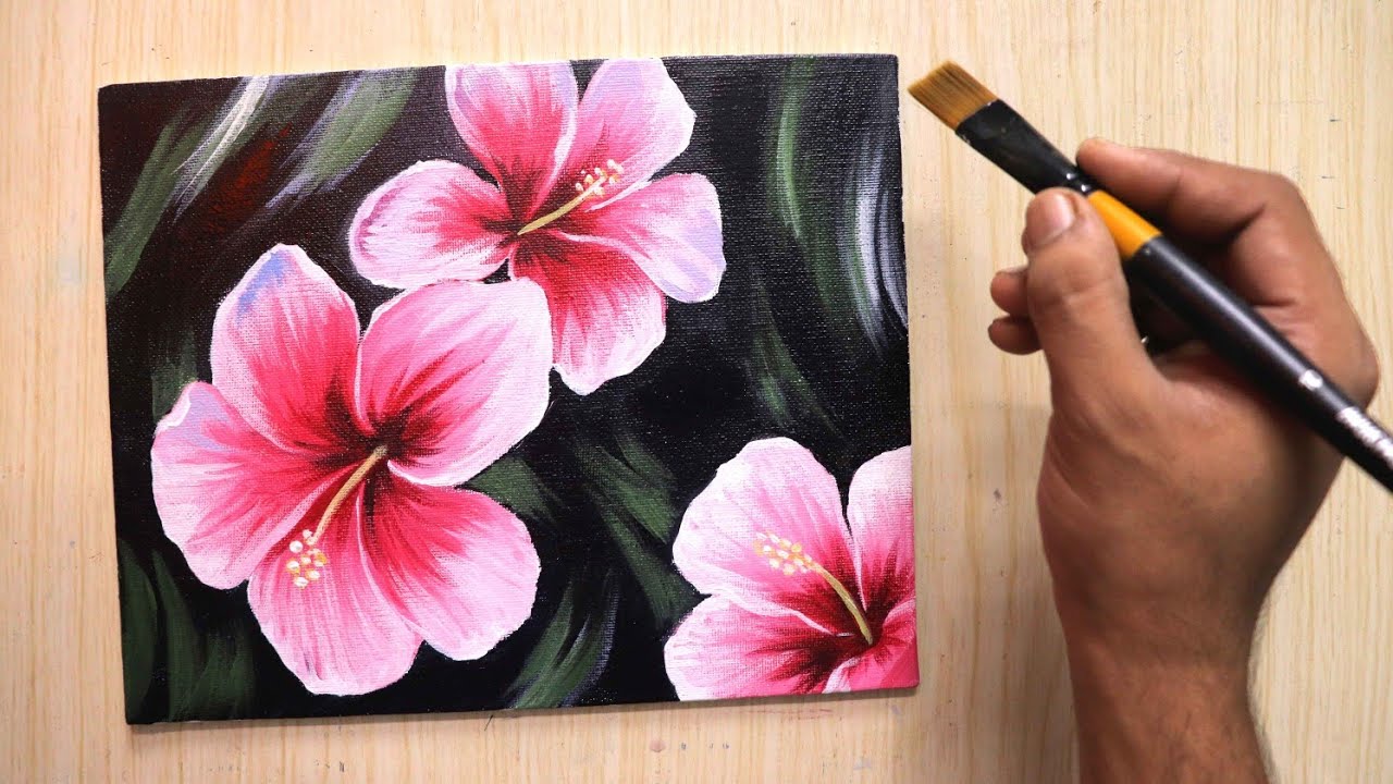 Easy Acrylic painting for beginners of beautiful and simple ...