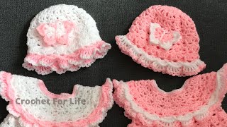 Easy crochet baby hat/crochet for life hat 3702