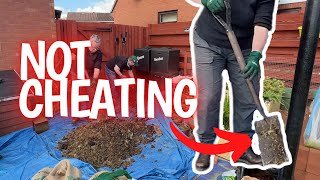 Getting the hot composters HOT again | using coffee chaff
