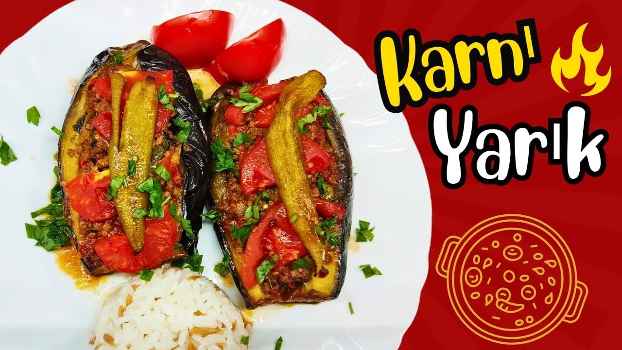 🍆Fırında bol kıymalı pratik karnıyarık. Lezzet garantili. #keşfet #patlıcanmusakka😋
