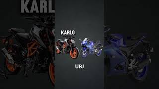 &quot;KTM Duke 390 vs Yamaha R15: Ultimate Showdown! 🏍️🔥&quot;